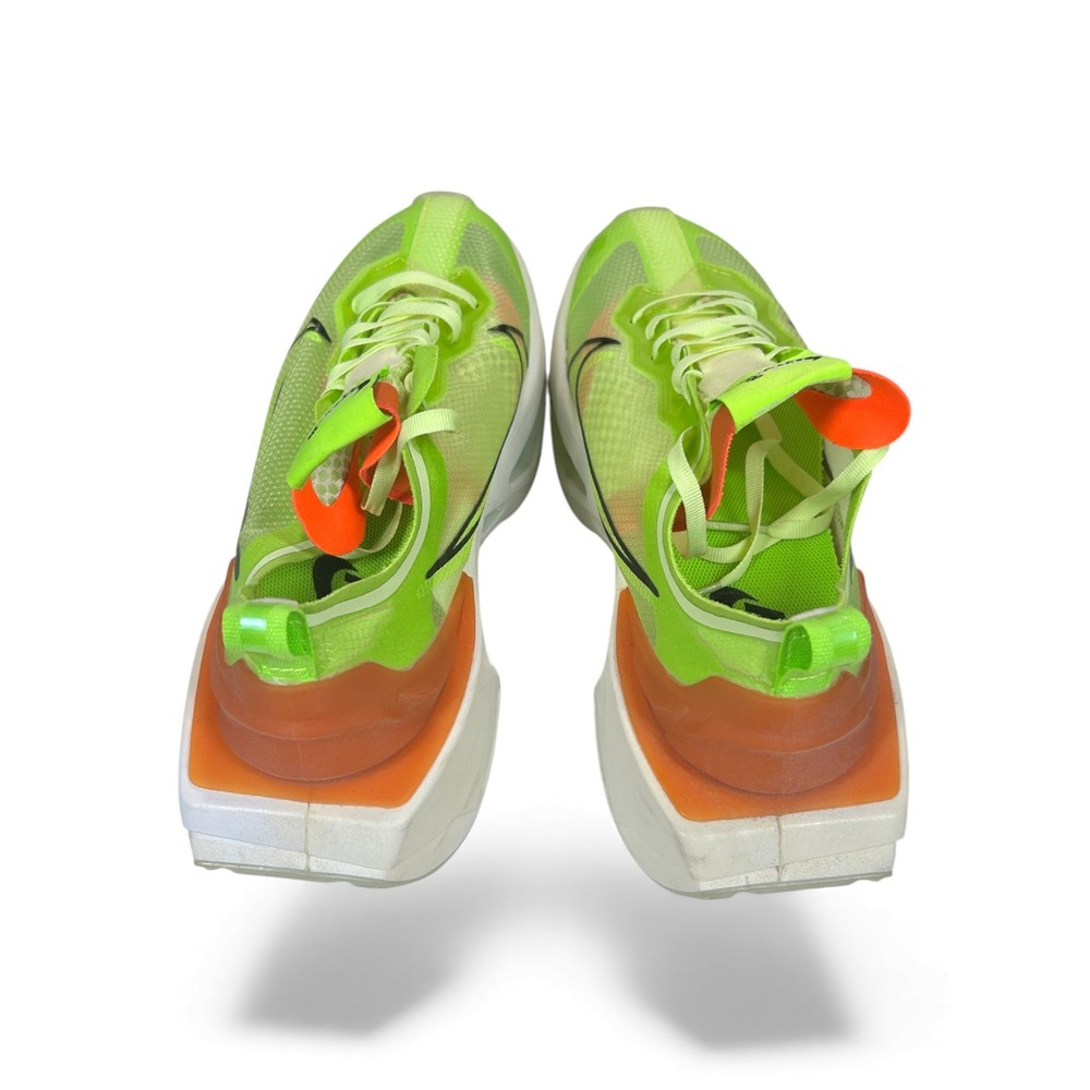 Nike Zoom Double Stacked Neon Green Women's Running Shoes Size 6.5 - Picture 4 of 5